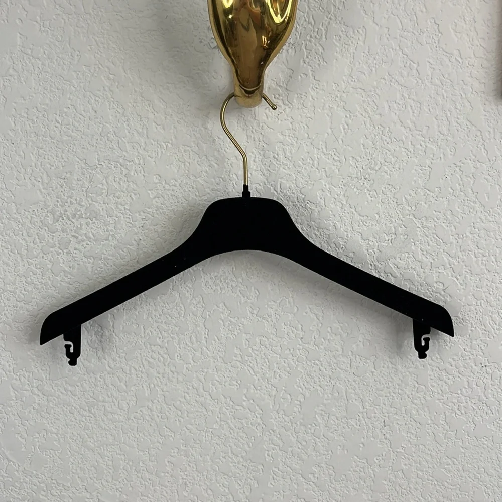 Bottega Veneta Velvet Flocked Logo Hanger